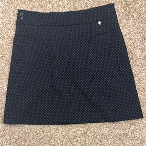 Golfino Black Patterned Golf Skort-Sz 8.  NWOT